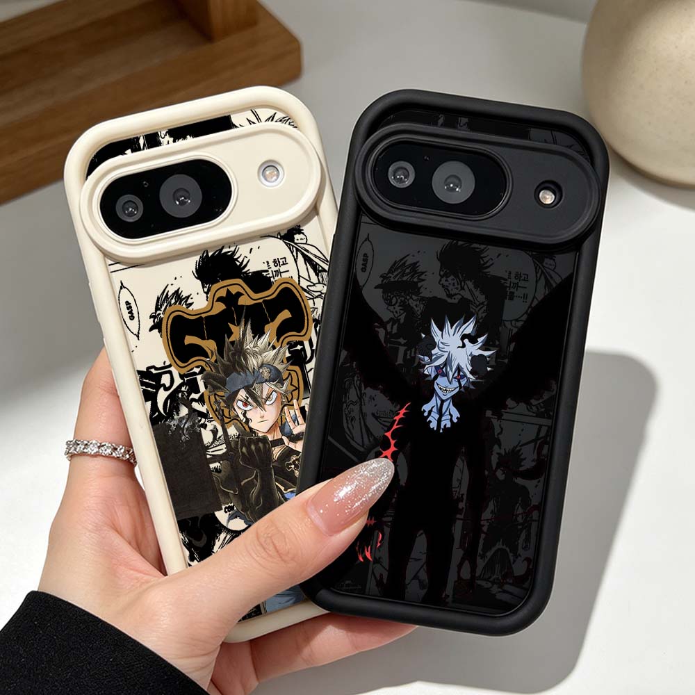 Phone Cases Google Pixel 9A - Funda de silicona para teléfono Black