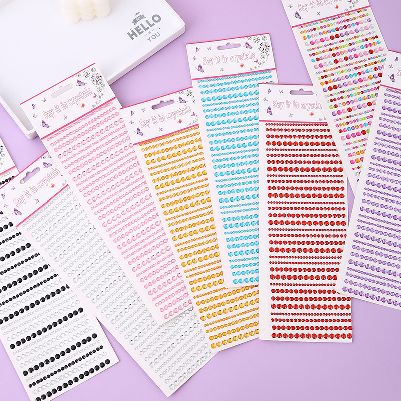Phone Cases Diy - Pegatinas de Diamantes Acrílicos de Tamaños