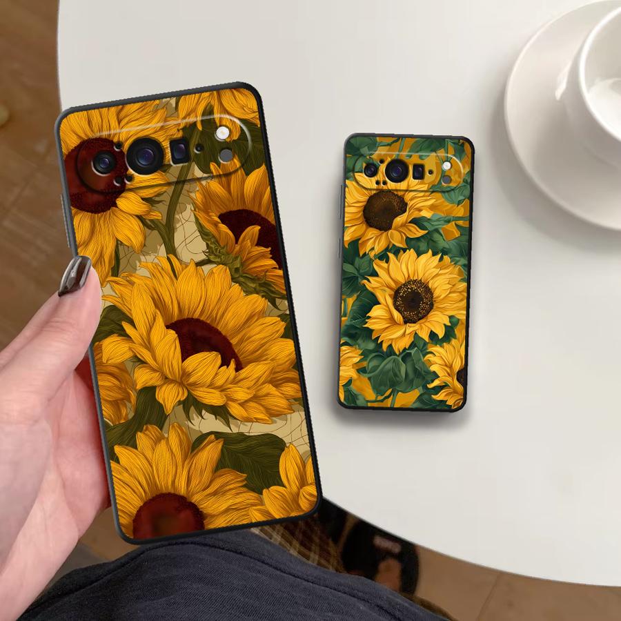 Phone Cases Google Pixel 9A - Funda protectora para teléfono Sunflower Sea