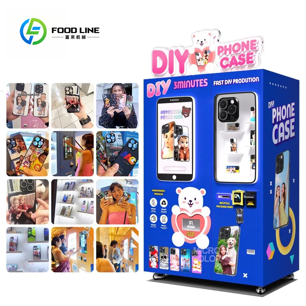 Phone Cases Vending Machine - Máquina de Impresión Instantánea de Carcasas