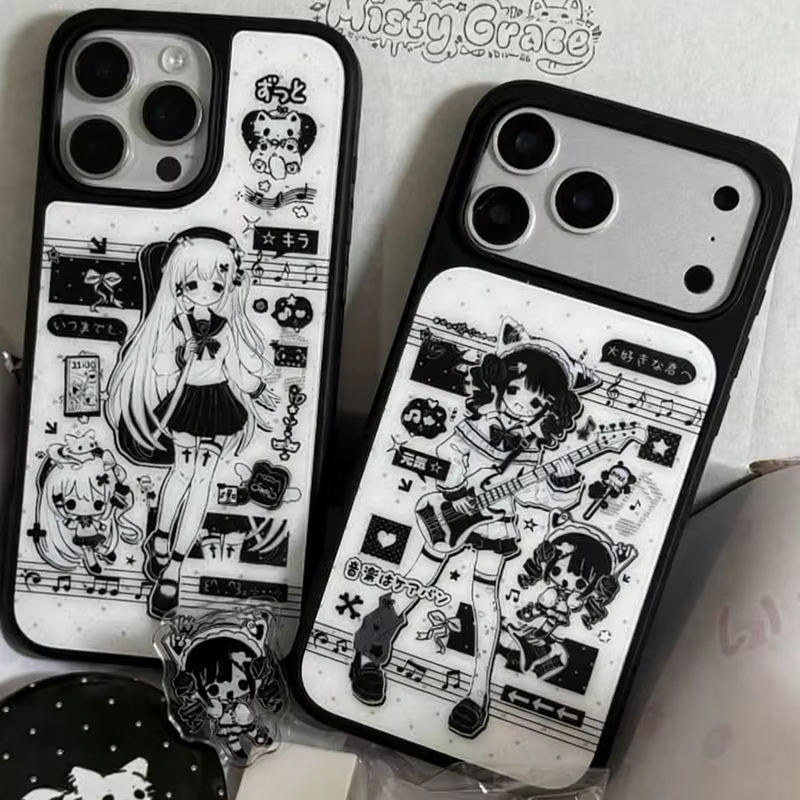 Cute Anime Case - Fashiy INS Funda de Teléfono con