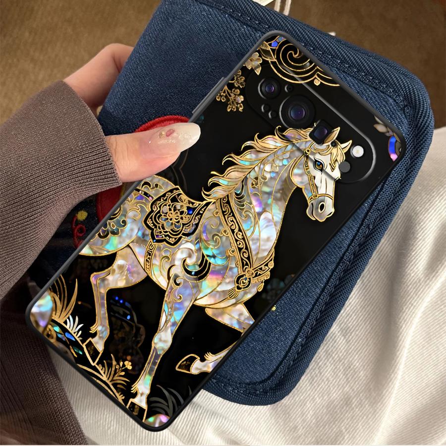 Phone Cases Google Pixel 9A - Funda Protectora para Teléfono Lucky Horse