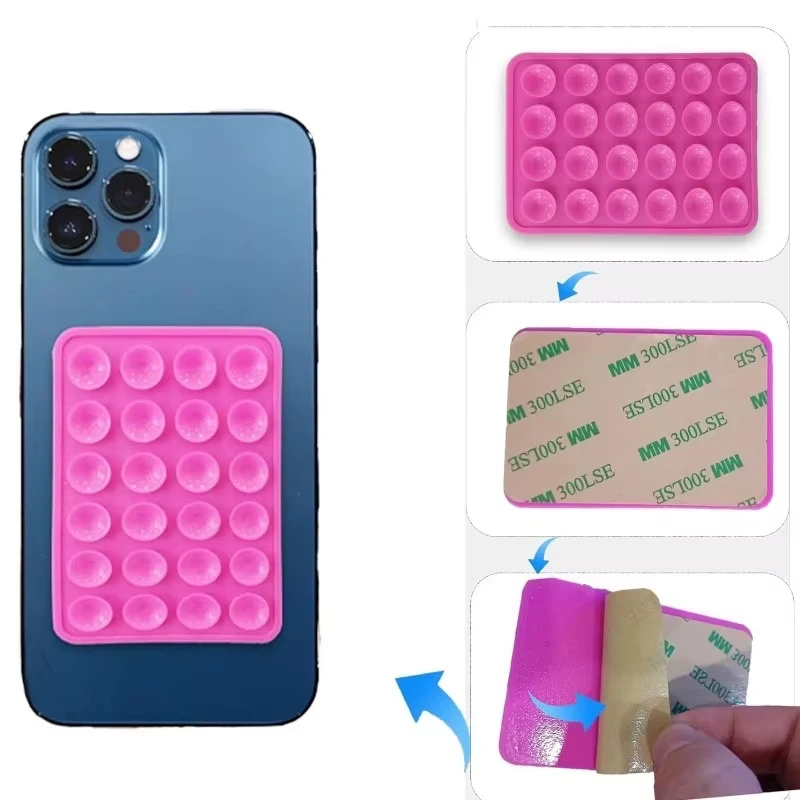 Phone Cases Rubber - Soporte Multifuncional de Silicona con Ventosa