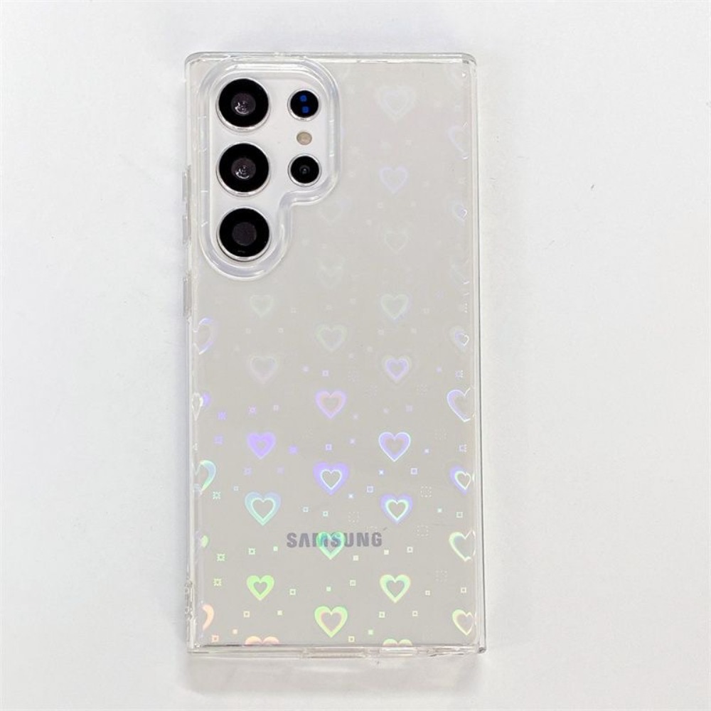 Phone Cases Disney - Funda Transparente con Diseño de Corazón