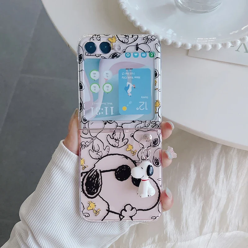 Cute Cartoon Case - Funda Transparente para Teléfono con Dibujos