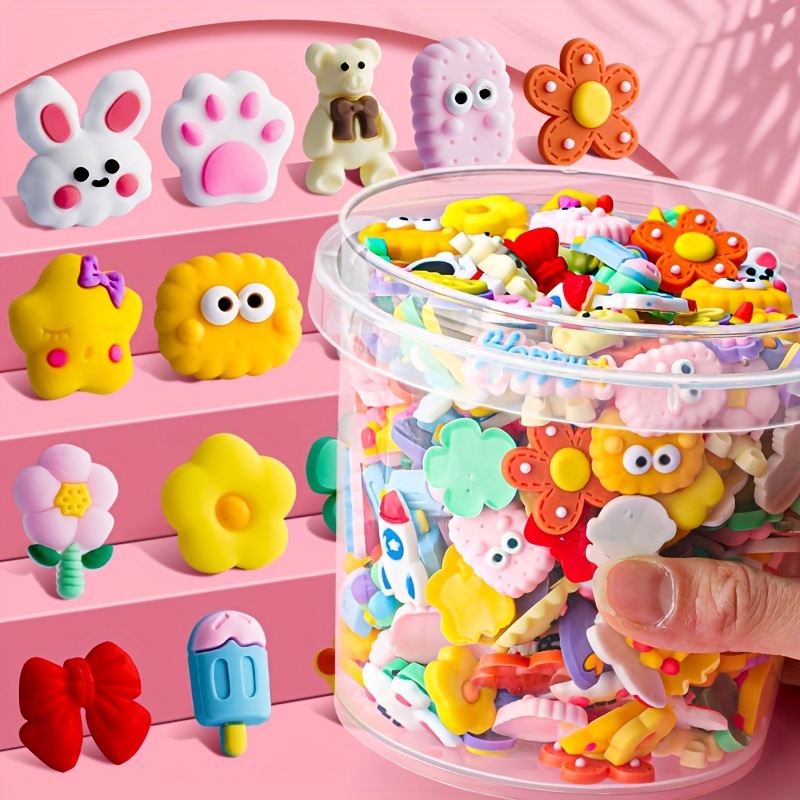 Phone Cases Rubber - 100 Uds DIY pegatinas de goma