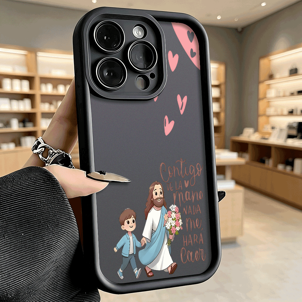 Phone Cases Jesus - Funda de teléfono de TPU suave