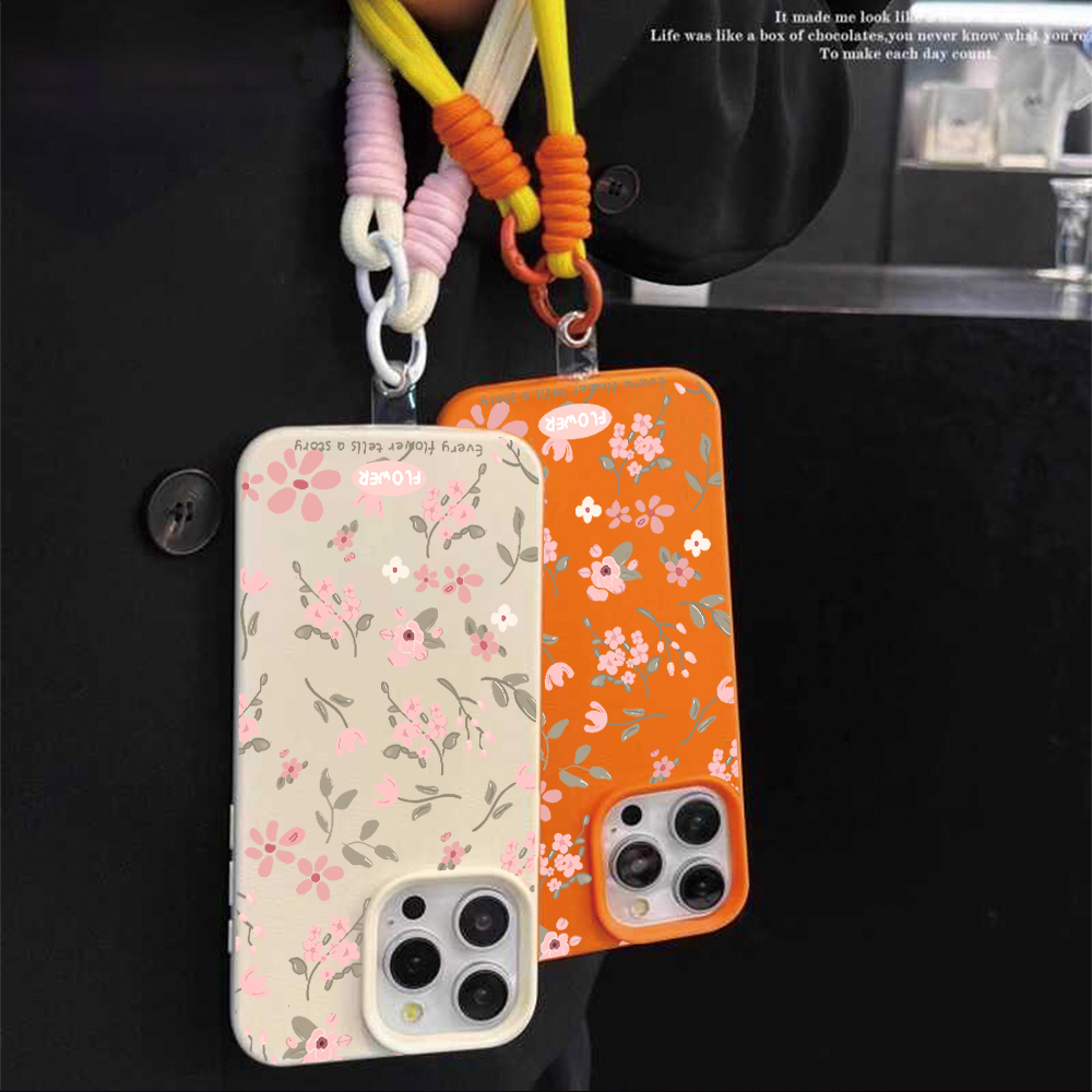 Funda de silicona mate floral  - Phone Cases Leather reseña y precio