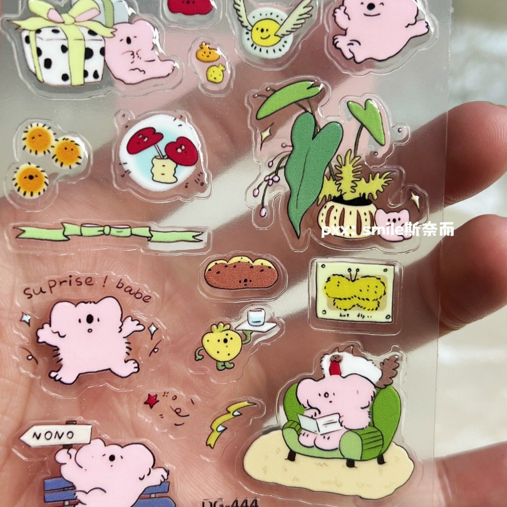 Pegatinas INS abstractas kawai - Phone Cases Rubber reseña y precio