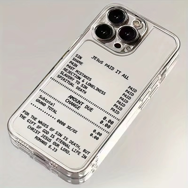 Funda Transparente Antigolpes  - Phone Cases Jesus reseña y precio
