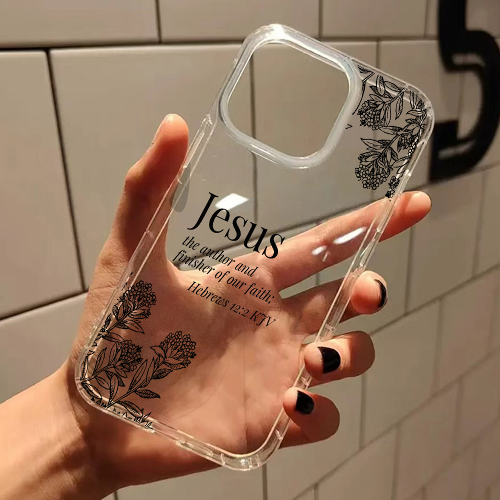 Funda Transparente para Teléfo - Phone Cases Jesus reseña y precio