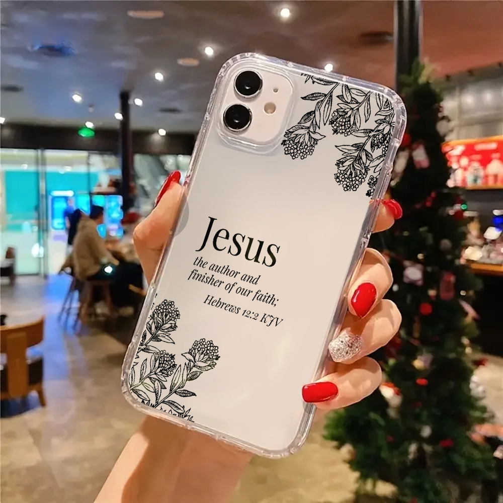 Funda Transparente para Teléfo - Phone Cases Jesus reseña y precio