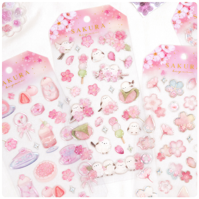 Pegatinas 3D de cristal Sakura - Phone Cases Japanese reseña y precio
