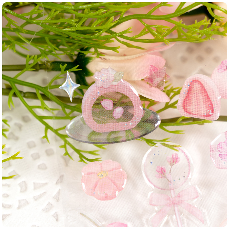 Pegatinas 3D de cristal Sakura - Phone Cases Japanese reseña y precio