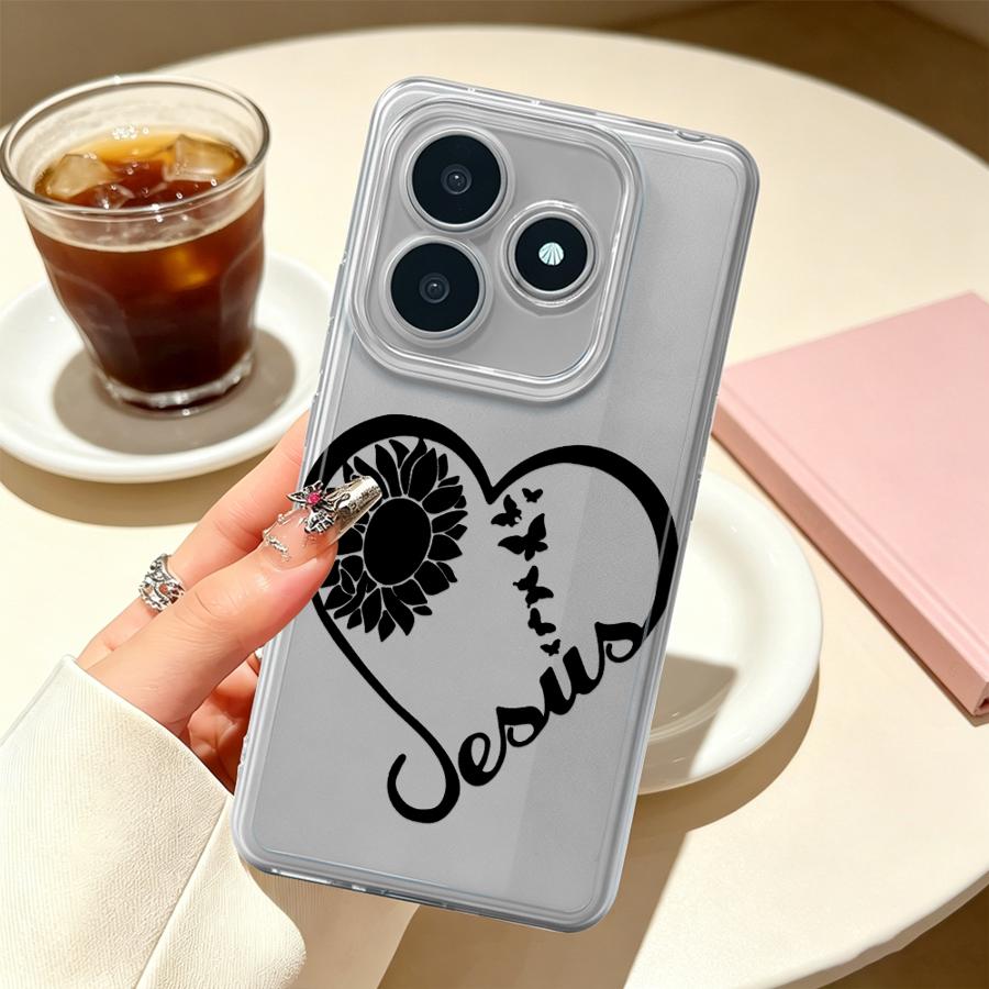 Funda Transparente para Teléfo - Phone Cases Jesus reseña y precio