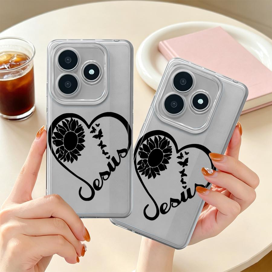 Funda Transparente para Teléfo - Phone Cases Jesus reseña y precio