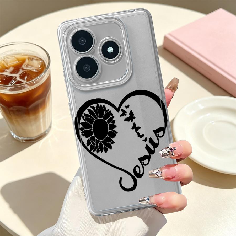 Funda Transparente para Teléfo - Phone Cases Jesus reseña y precio