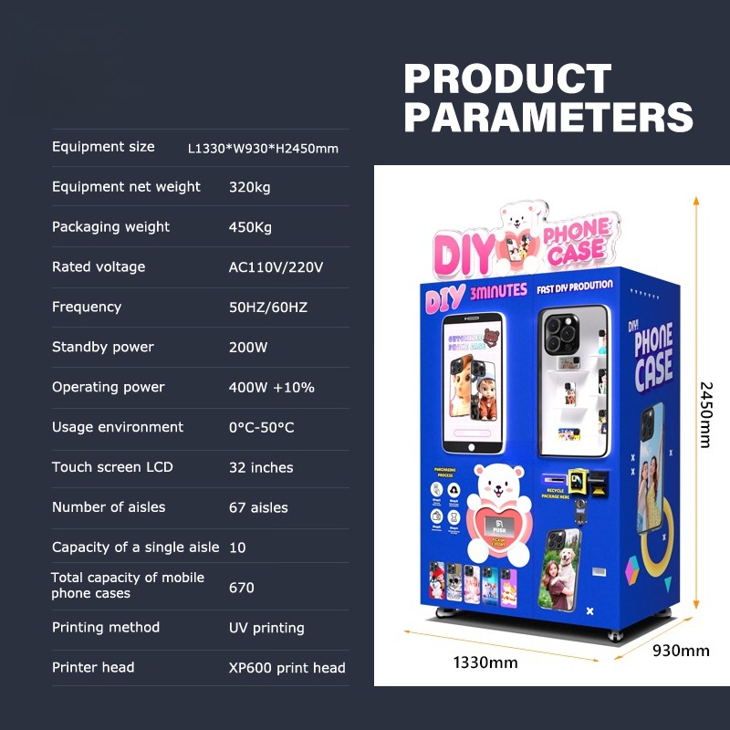 Máquina de Impresión Instantán - Phone Cases Vending Machine reseña y precio