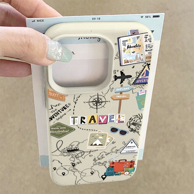 Funda de teléfono con patrón d - Phone Cases Leather reseña y precio