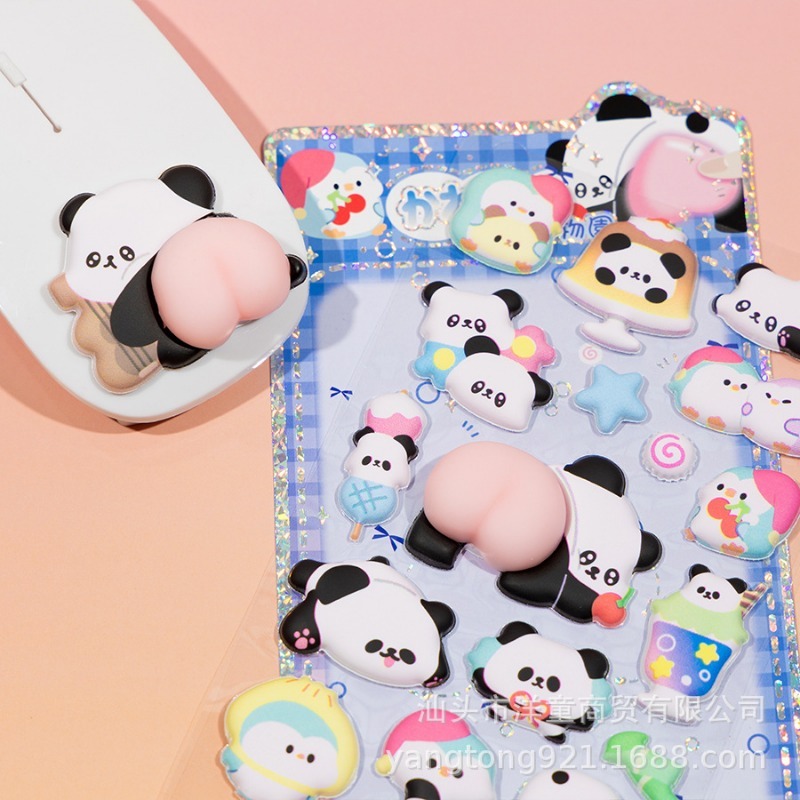Lindo Panda 3D de dibujos anim - Phone Cases Rubber reseña y precio