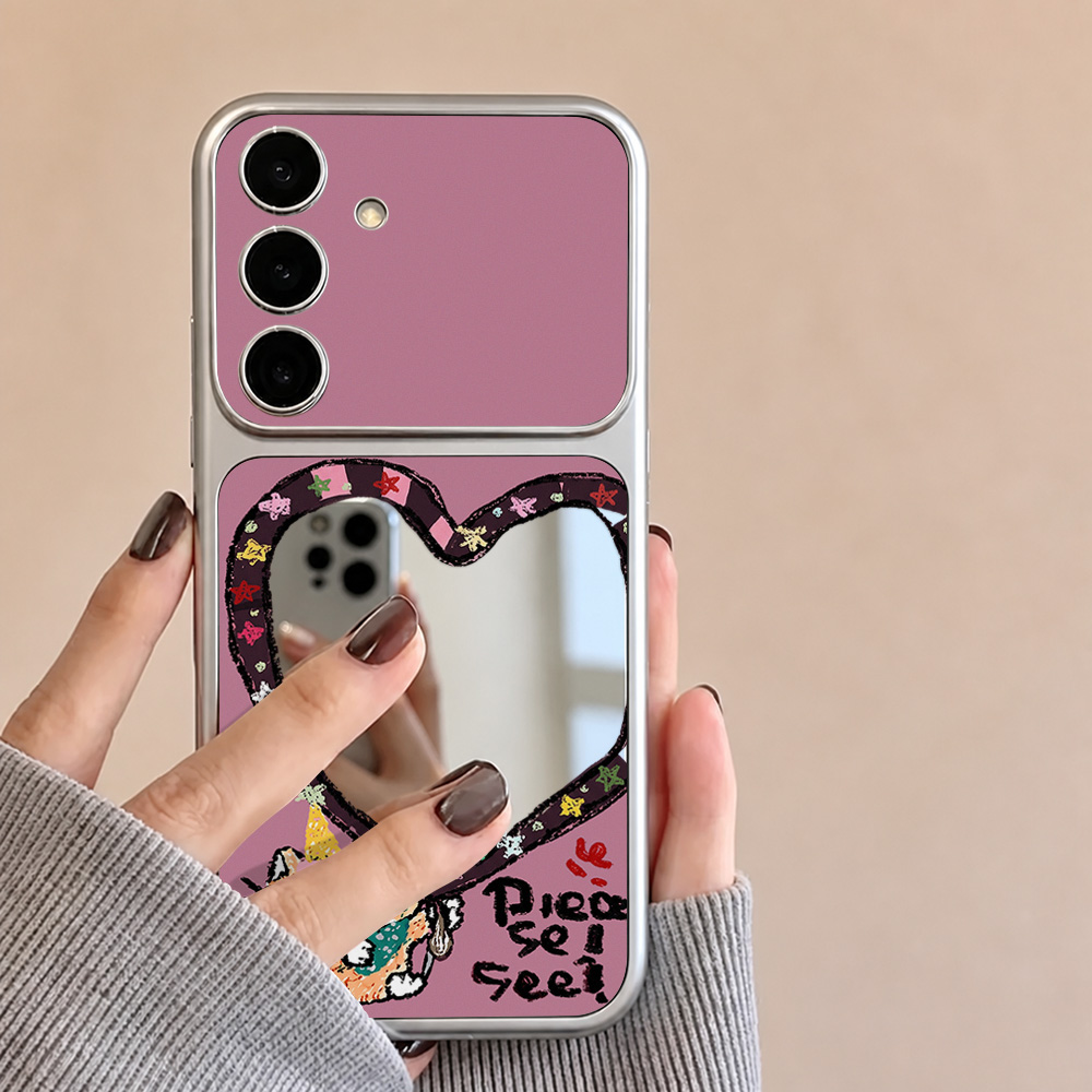 Funda de teléfono con espejo p - Cute Cartoon Case reseña y precio