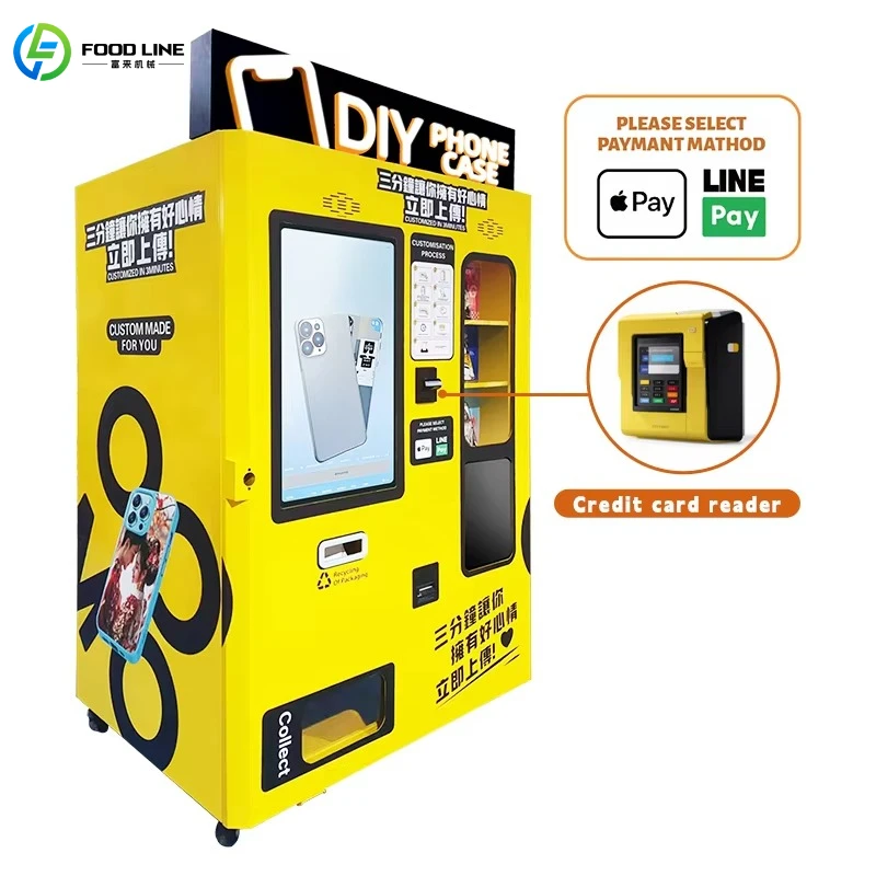 Máquina expendedora de carcasa - Phone Cases Vending Machine reseña y precio