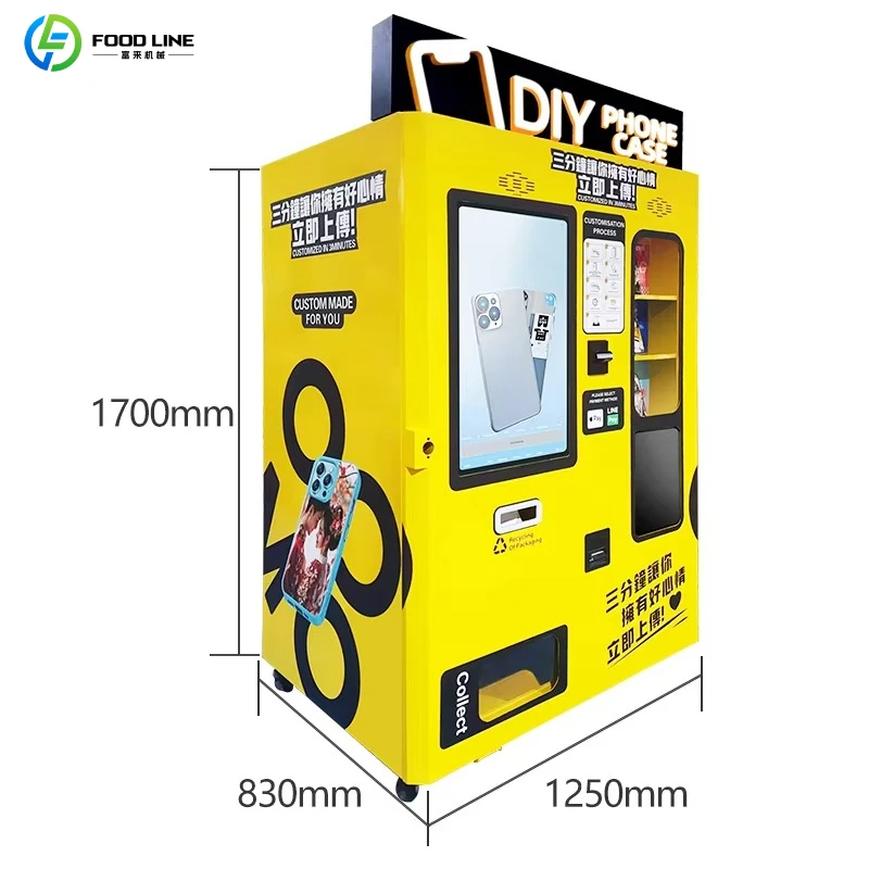 Máquina expendedora de carcasa - Phone Cases Vending Machine reseña y precio